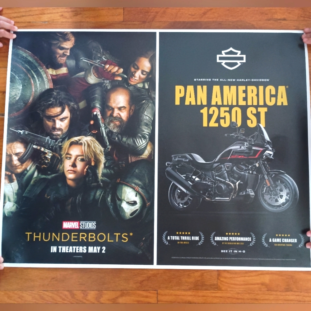 3/$10 🌟 NEW Pan America 1250 ST HD Harley Davidson Thunderbolts Movie Poster
